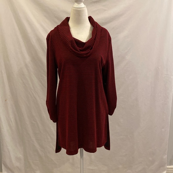 AB Studio Tops - *4 for $20* tunic length cowl neck like new